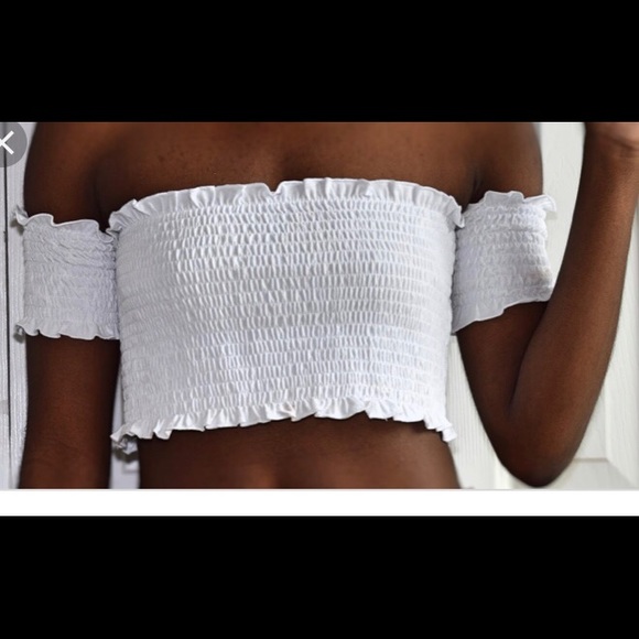 Zara white crop top - Picture 2 of 3